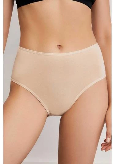 6 Lı Dr.Bugyi Kadın Yüksek Bel Modal Extra Yumuşak Elastane Külot 0335 - 6