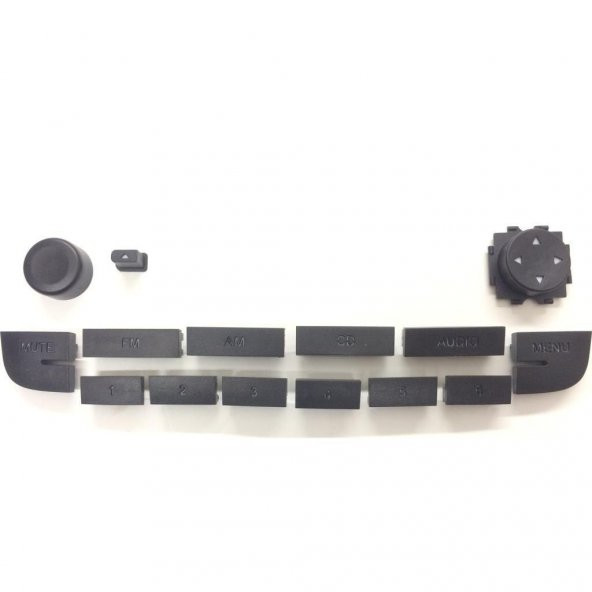 Citroen Nemo  2007-2016    Oto Teyp Tuş Takımı Set 15 Parça
