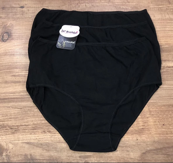 6 Lı Dr.Bugyi Kadın Yüksek Bel Modal Extra Yumuşak Elastane Külot 0335 - 3