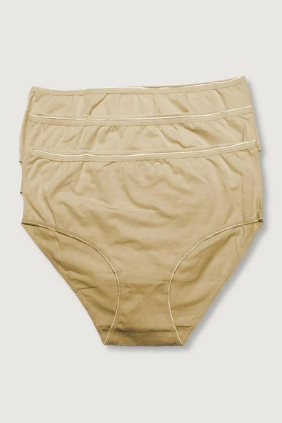 6 Lı Dr.Bugyi Kadın Yüksek Bel Modal Extra Yumuşak Elastane Külot 0335 - 4