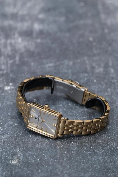 Daniel Klein DKE.1.10750 Dikdörtgen Kasa Romen Rakamlı Minimal Tasarım Kadın Kol Saati - Resim 2