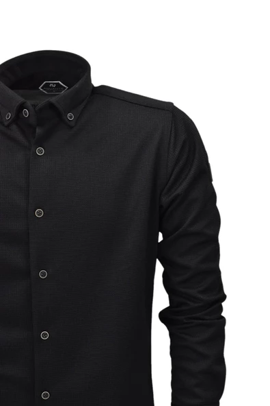 Erkek Spor Silim Fit Gömlek BGL-ST04051 - Resim 5