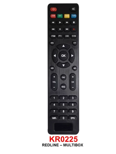 REDLİNE TS-100 HD VE T SERİSİ XTREAM TUŞLU HD UYDU KUMANDA (3447=3444=8130)