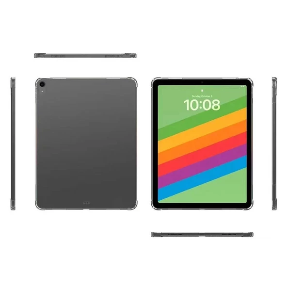 Apple iPad Air 13 2024 Uyumlu Kılıf Tablet Nitro Anti Shock Silikon Kapak - 2