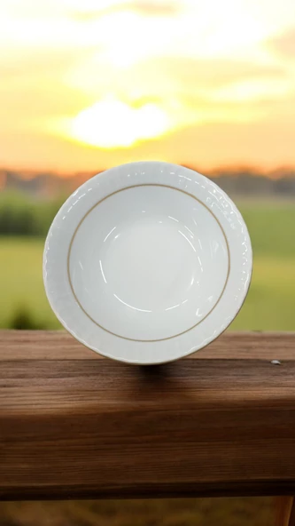 Güral porselen sedef model 6 adet  15 cm kase - 2