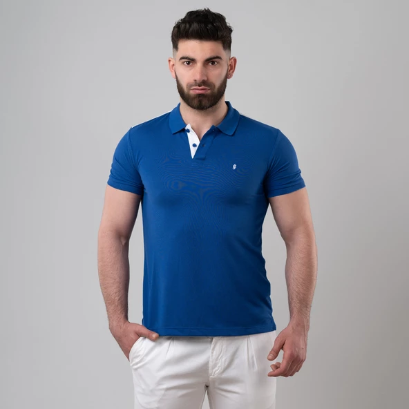 SAN&FA POLO YAKA SLİMFİT ERKEK T-SHİRT - Resim 11