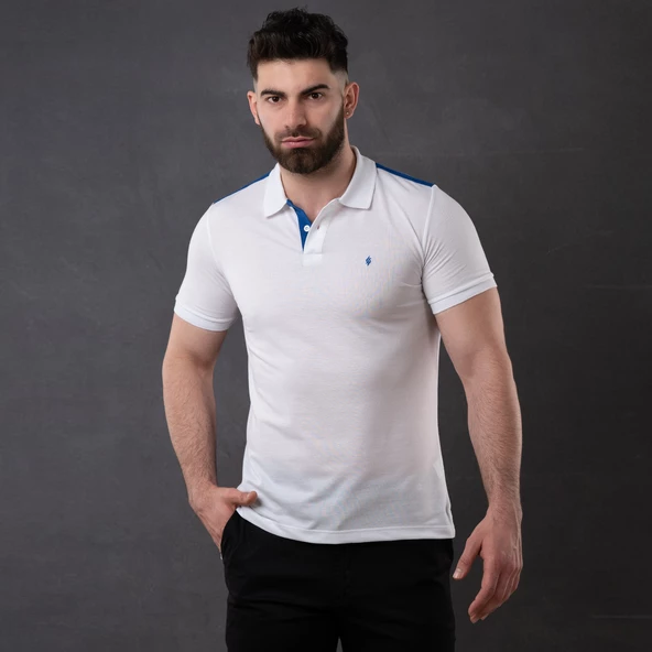 SAN&FA POLO YAKA SLİMFİT ERKEK T-SHİRT - Resim 6