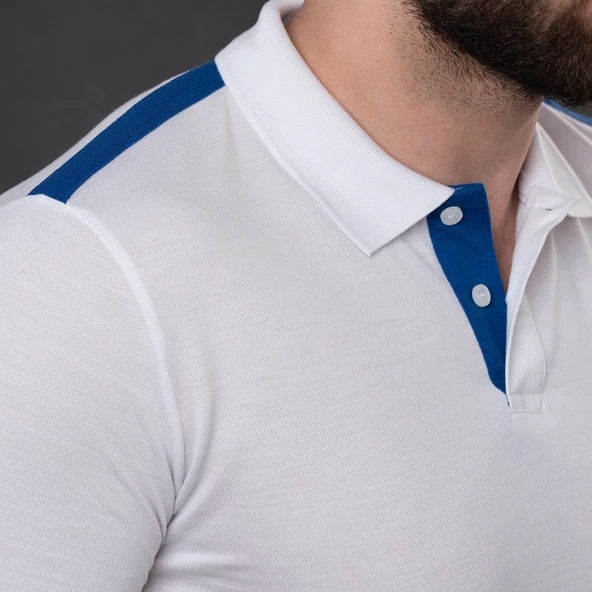 SAN&FA POLO YAKA SLİMFİT ERKEK T-SHİRT - Resim 7