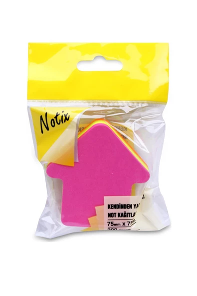 Notix Yapışkanlı Not Kağıdı Ok 4 Renk 200 Yaprak Asmalı ürün görseli 1