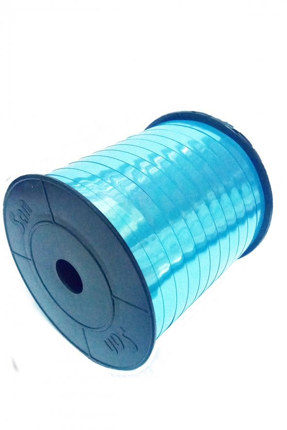 Metalik Mavi Renkli Rafya Balon İpi  8mm x 200 mt - 2