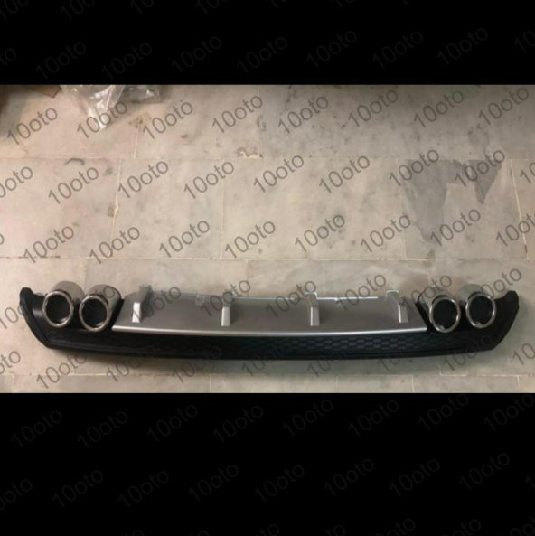 Hyundai Accent Blue Difüzör Plastik 4 çıkış egzoz görünümlü - 4