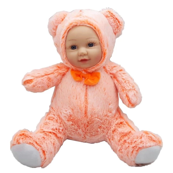 Halley Sevimli Gerçek Bebek Yüzlü Ayıcık 30CM - 2