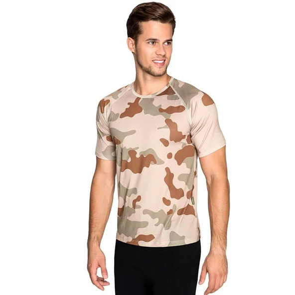 MicroFiber T-Shirt - Thermoform - Army - Kahve