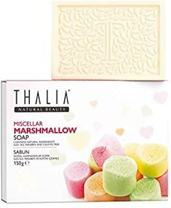 Thalia Natural Beauty Marshmallow Miscellar Micellar Sabun, 150 gr
