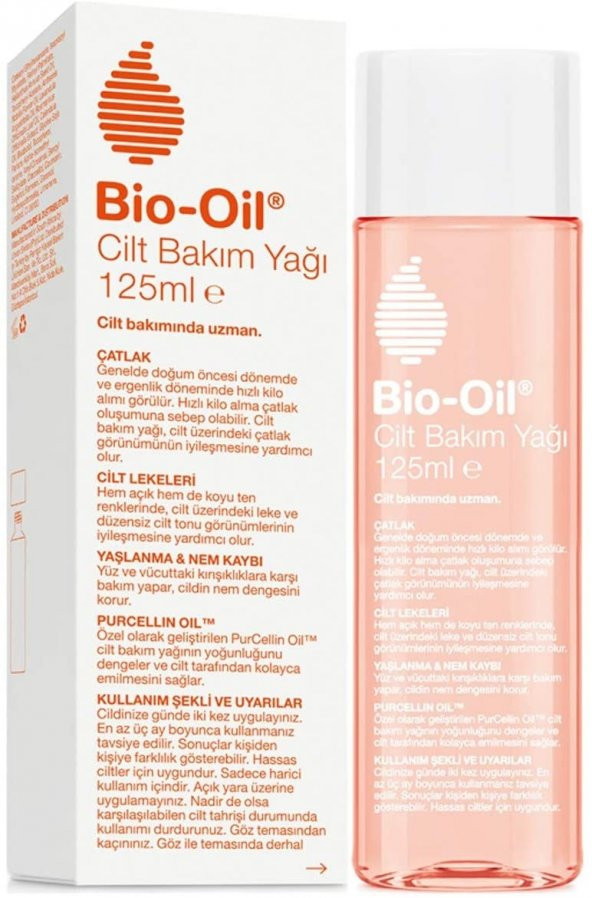 Bio-Oil Çatlak Oluşumunu Önleyici Cilt Bakım Yağı, 1 Paket(1 x 125 ml)