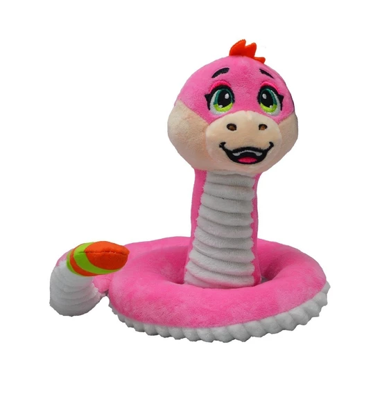 Yılan Peluş Oyuncak Çıngıraklı Sevimli Yılan Peluş 25 Cm - Uyku Ve Oyun Arkadaşı Peluş Oyuncak ürün görseli 1