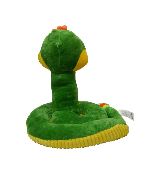 Yılan Peluş Oyuncak Çıngıraklı Sevimli Yılan Peluş 25 Cm - Uyku Ve Oyun Arkadaşı Peluş Oyuncak - 4