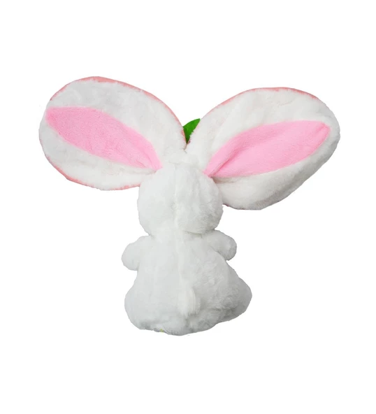 35 Cm Peluş Özel Hediye Çilek Tavşan Özel Tasarım- Fermuarlı Yapısıyla Hem Çilek Hem De Tavşan - Resim 5