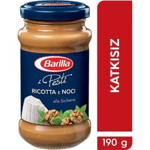 Barilla Pesto Nocı Siciliana / Ricotta Ve Cevizli 190 g