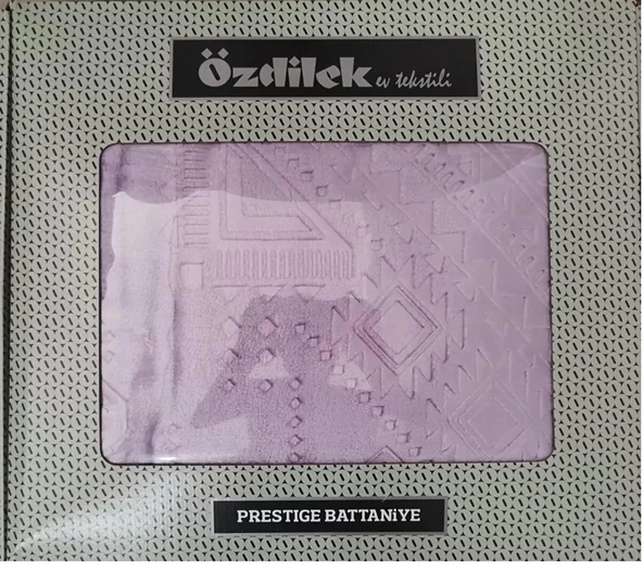 Özdilek Prestige Kalın Embos Çift Kişilik Battaniye (220x240)-Lila