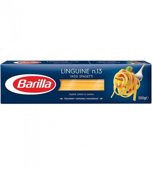 Barilla Yassı Spagetti Makarna N.13 500 gr