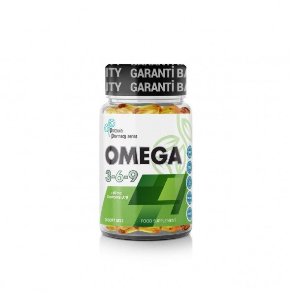Protouch Phamacy Omega 3-6-9 Coenzyme Q10 30 Soft Jel + HEDİYE