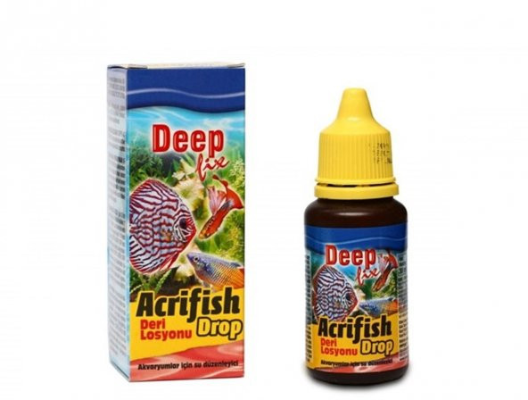Deep Fix Acrifish Drop Akvaryum Balığı Deri Losyonu 30 ml.
