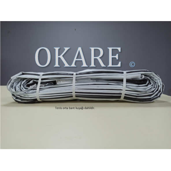 Okare Spor Profesyonel Nizami Çift Dikiş Tenis Filesi - Resim 2