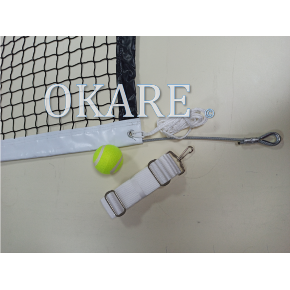 Okare Spor Profesyonel Nizami Çift Dikiş Tenis Filesi - Resim 4