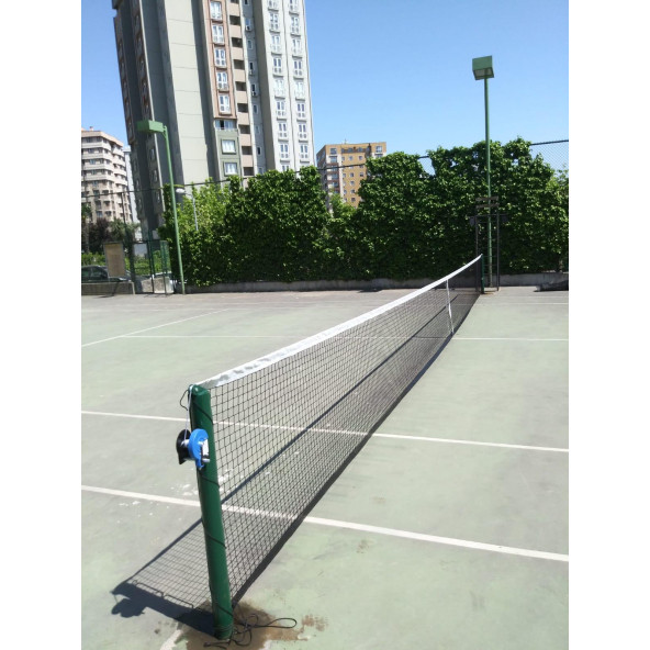 Okare Spor Profesyonel Nizami Çift Dikiş Tenis Filesi - Resim 6