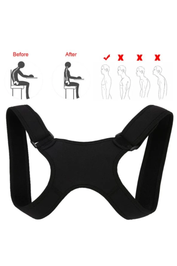 Kamburluk Önleyici Düzeltici Yelek Ortopedik Sırt Düzleştirici - Resim 6