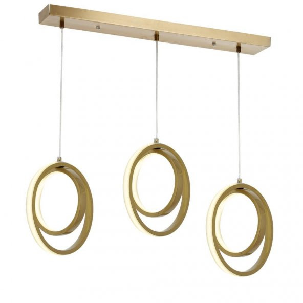 Eray Aydınlatma 1909-3 Eskitme Sıralı 3 lü Led Avize
