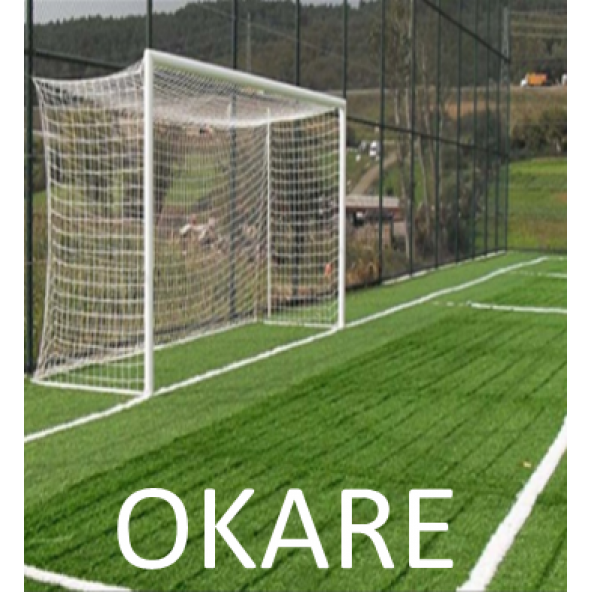 Okare Spor Halı Saha Futbol Kale Filesi 2x3x1m- 4 mm Polipren ip - 3