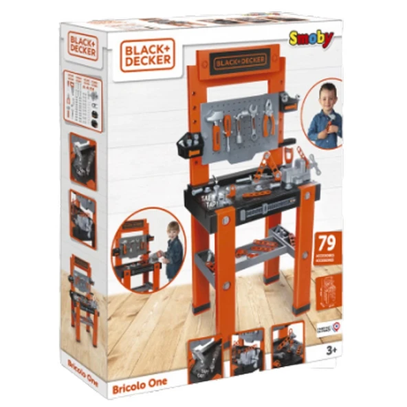 Smoby Black Decker Bricolo One Çalışma Tezgahı 360732 - 3