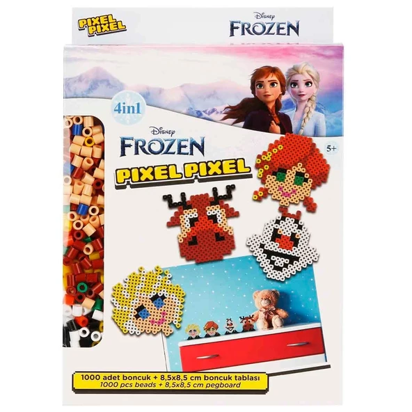 4in1 Disney Frozen Pixel Pixel Boncuk Aktivite ve Oyuncak Seti - 4