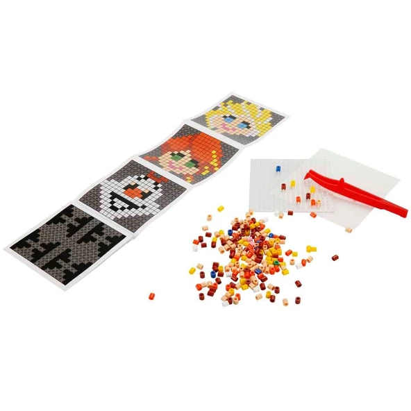 4in1 Disney Frozen Pixel Pixel Boncuk Aktivite ve Oyuncak Seti - 3