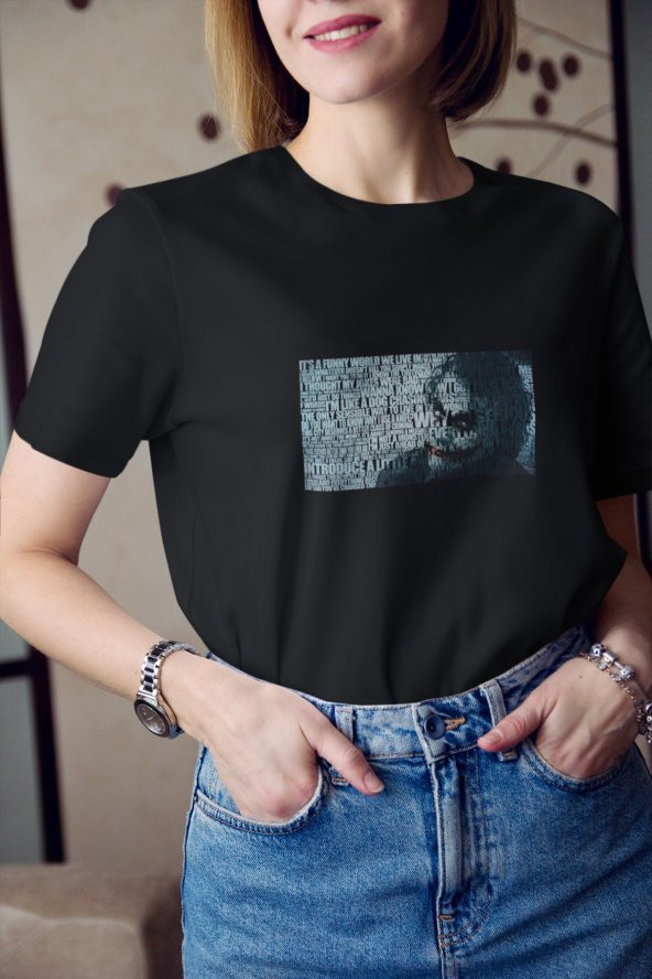 DC Batman Renkli Baskılı Tişört Kadın Hediye Doğum Günü Hediyesi T-shirt - 3