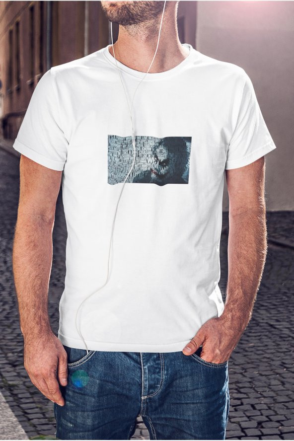 DC Batman Renkli Baskılı Tişört Erkek Hediye Doğum Günü Hediyesi T-shirt - 1