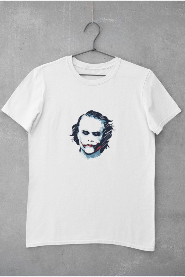 DC Joker Karakteri Renkli Baskılı Tişört Kadın Hediye Doğum Günü Hediyesi - Resim 2