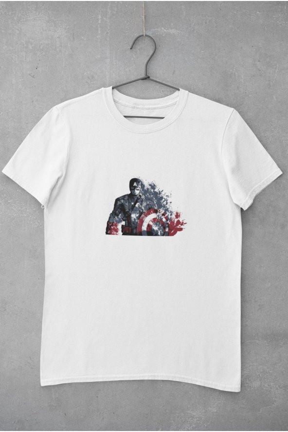 Marvel Captain America 2 Baskılı Tişört Kadın Hediye Doğum Günü Hediyesi T-shirt - 2