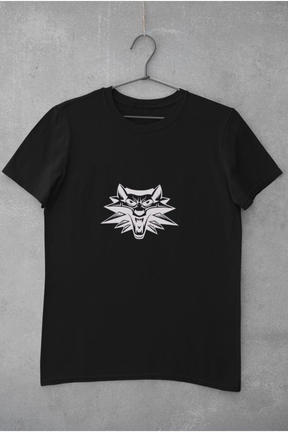 The Witcher Wild White Wolf Baskılı Tişört Erkek Hediye Doğum Günü Hediyesi - Resim 3