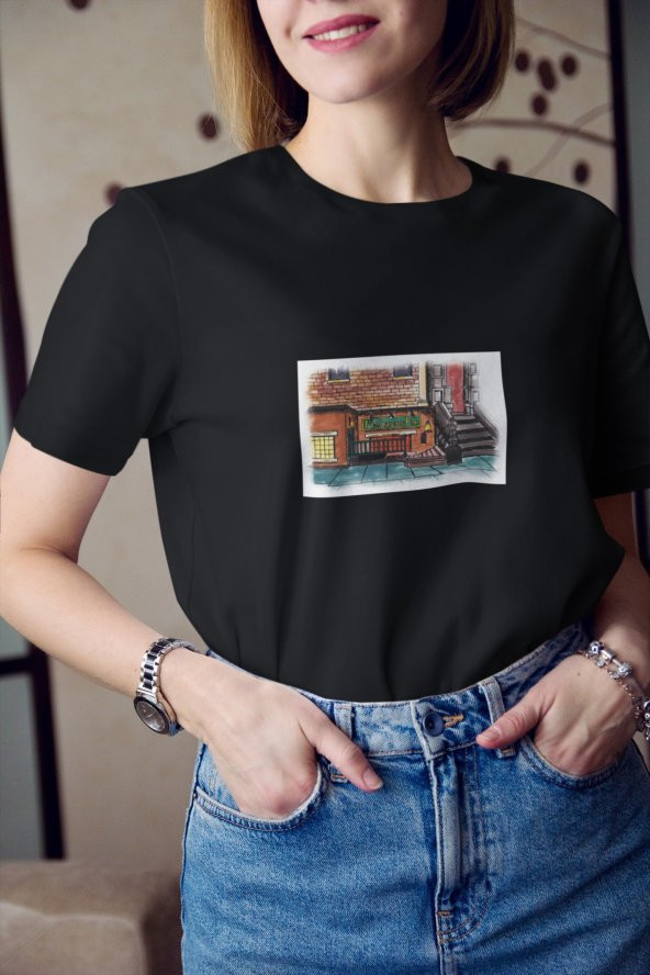 How I Met Your Mother McLArens Pub Baskılı Tişört Kadın Hediye Doğum Günü - Resim 3