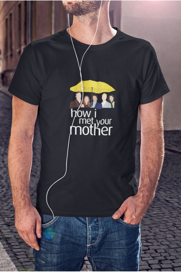 How I Met Your Mother Yazı Baskılı Tişört Erkek Hediye Doğum Günü Hediyesi - Resim 3