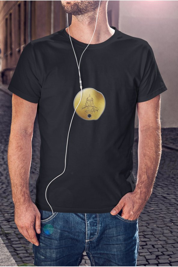 Battlefield Veteran Dog Tag Madalyon Baskılı Tişört Erkek Hediye Doğum Günü - 3