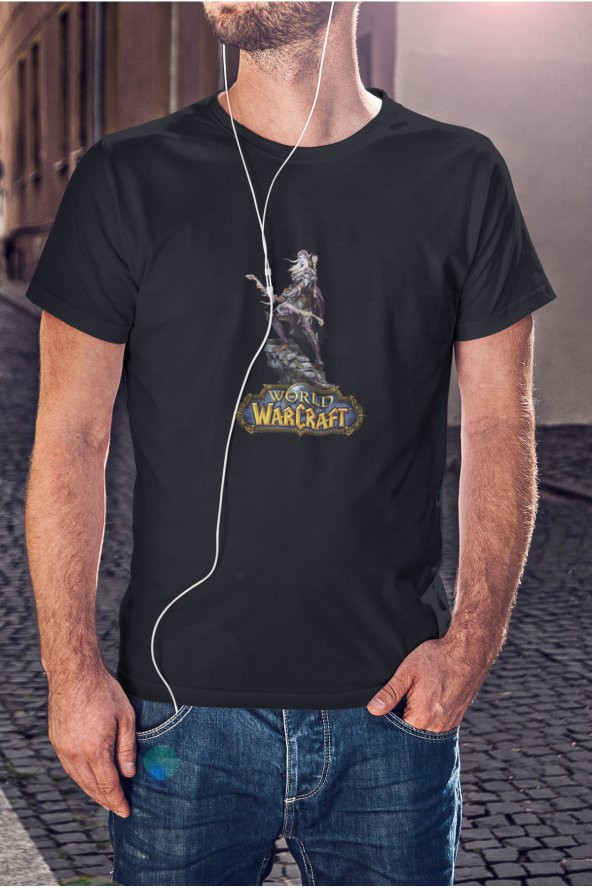 Warcraft Sylvanas Karakter
 Baskılı Tişört Erkek Hediye Doğum Günü Hediyesi - 3