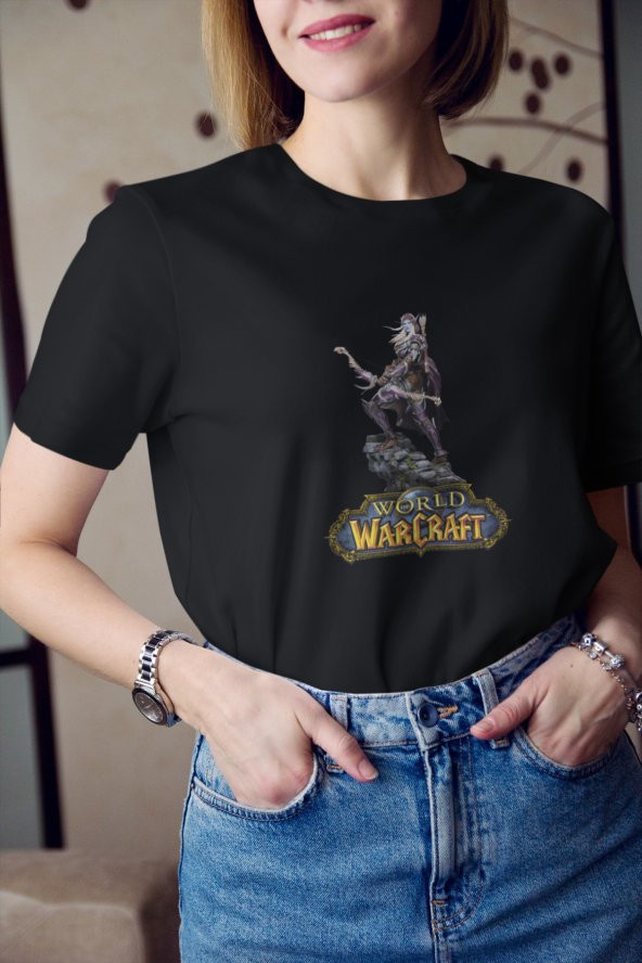 Warcraft Sylvanas Karakter
 Baskılı Tişört Kadın Hediye Doğum Günü Hediyesi - 4