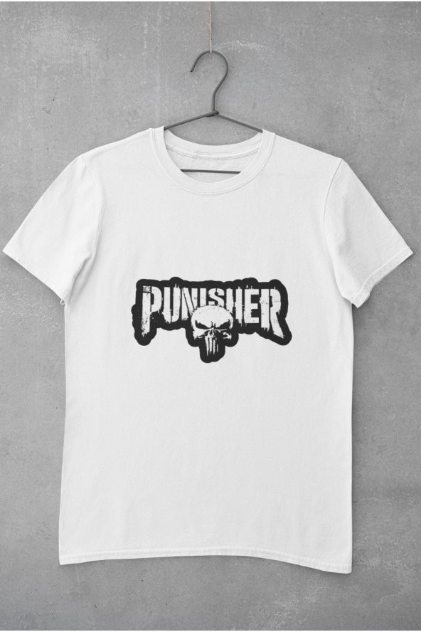 Punisher Yazı Baskılı Tişört Kadın Hediye Doğum Günü Hediyesi T-shirt - Resim 2