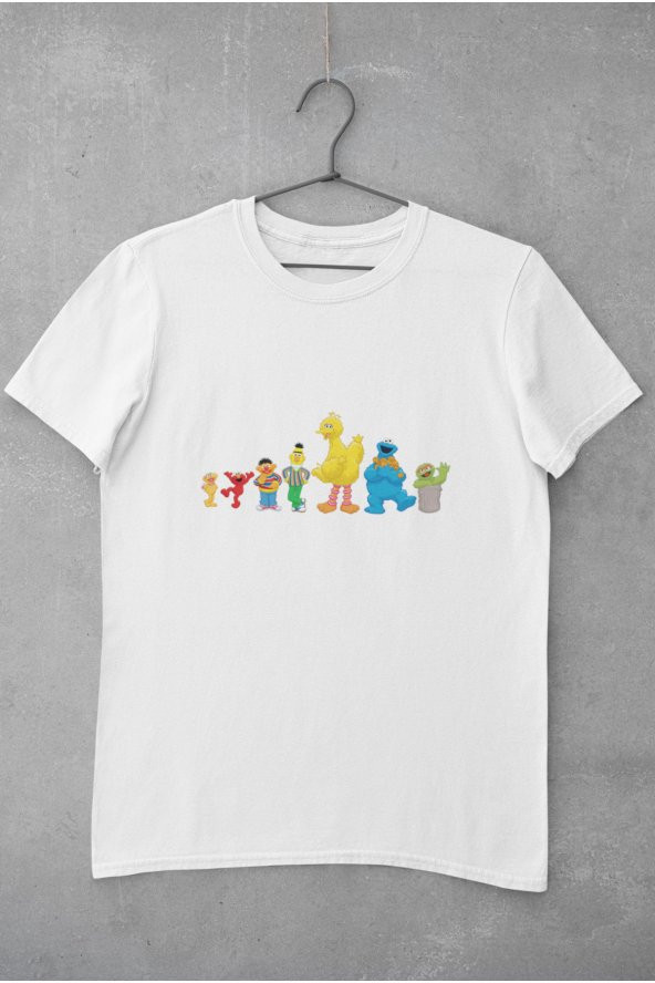 Susam Sokağı Baskılı Tişört Erkek Hediye Doğum Günü Hediyesi T-shirt - Resim 2