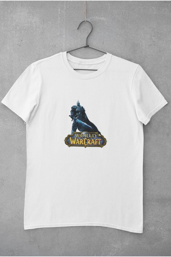 Warcraft Arthas Baskılı Tişört Erkek Hediye Doğum Günü Hediyesi T-shirt - 2