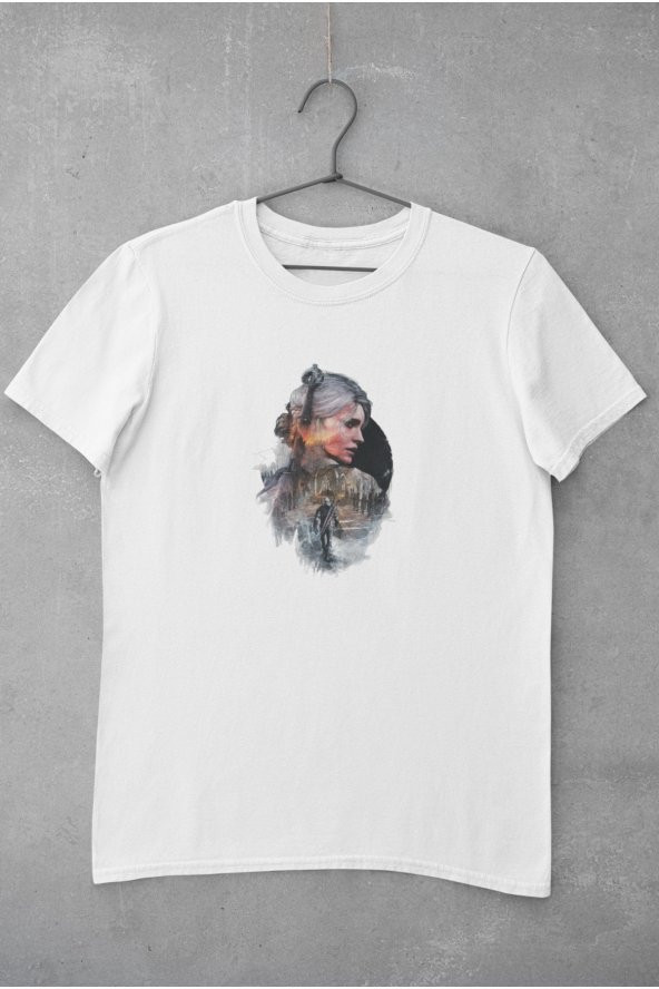 The Witcher Ciri Baskılı Tişört Kadın Hediye Doğum Günü Hediyesi T-shirt - Resim 2